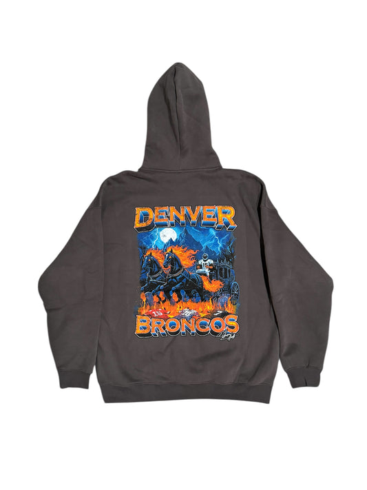 Broncos Grey Hoodie