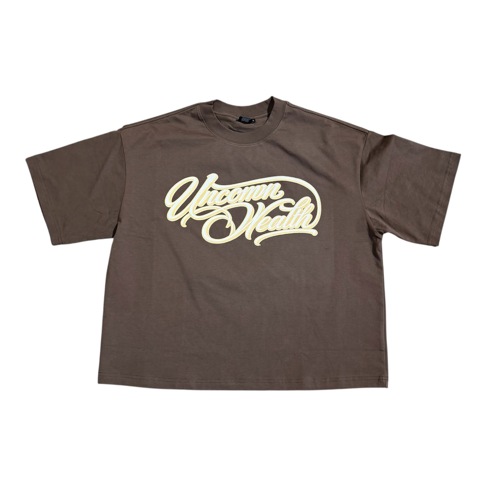 Uncomn Wealth Signature Tee cream/white