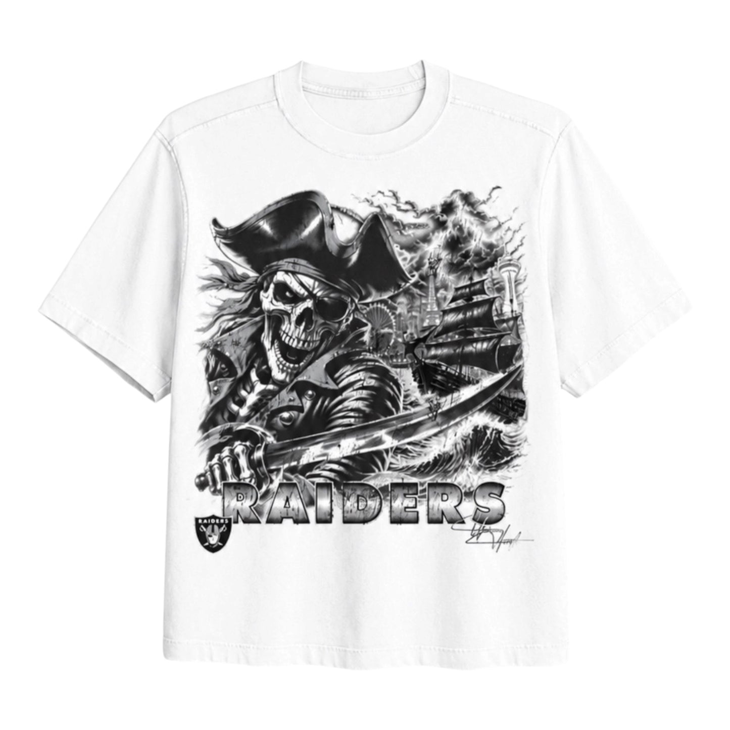 Uncomn  Wealth Tee Vegas Raiders Pirate